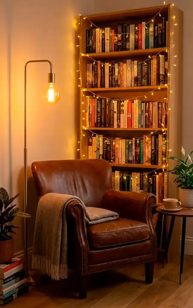 tmp upload 4 a vertical shot of a cozy reading corner a brass floor lamp with an edison bulb stands next to a leather 01 filled 640x1024