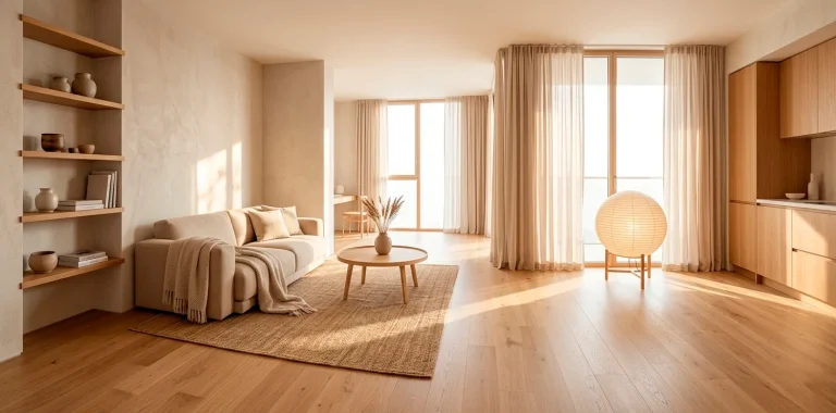 10 Airy Japandi Layout Tips for Small Studio Apartments