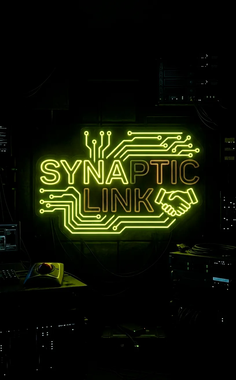 Flickering yellow-green neon sign adding a kinetic effect to a bedroom.